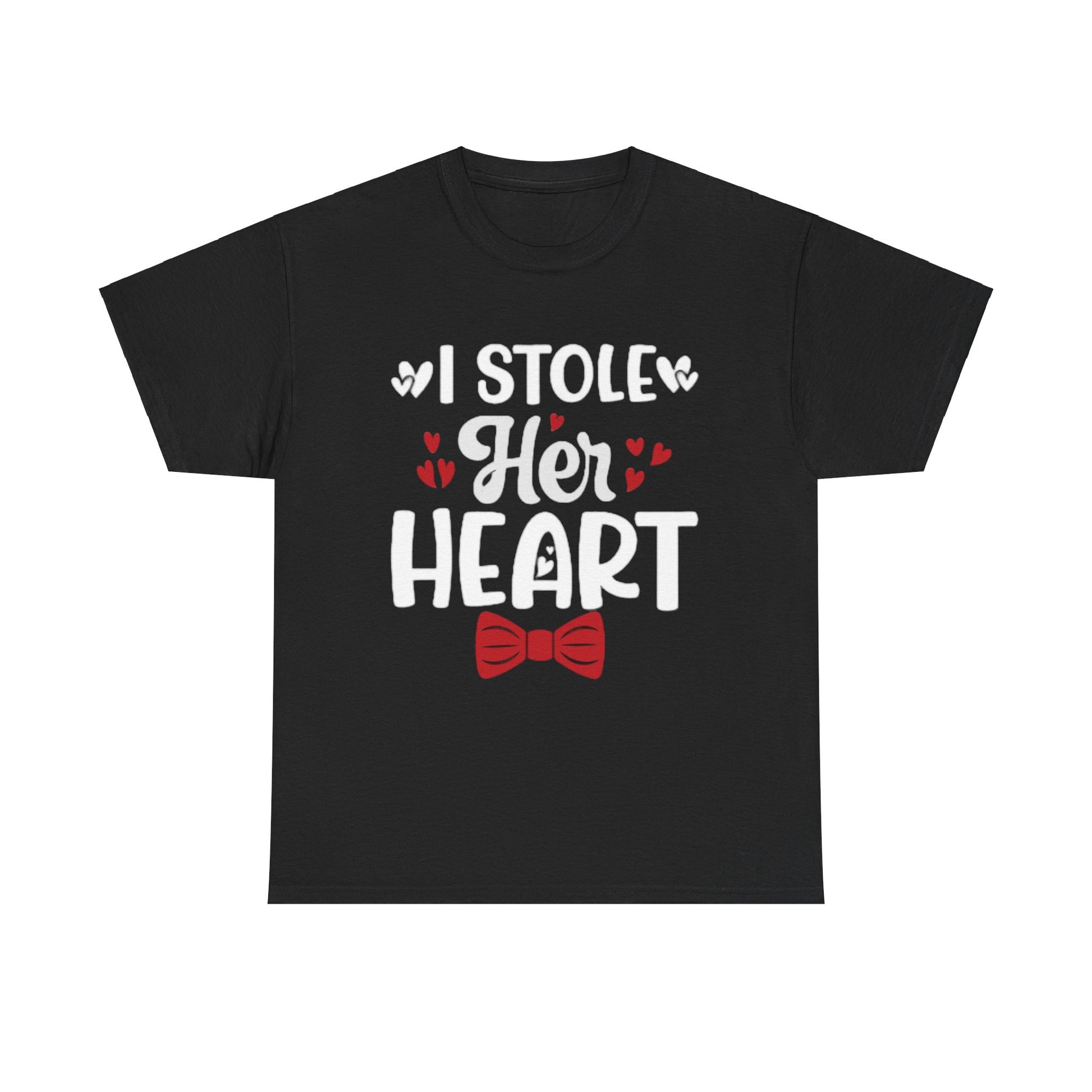 I STOLE HIS HEART/ I STOLE HER HEART Couples Tshirt 2 - Couples Fashion Wear